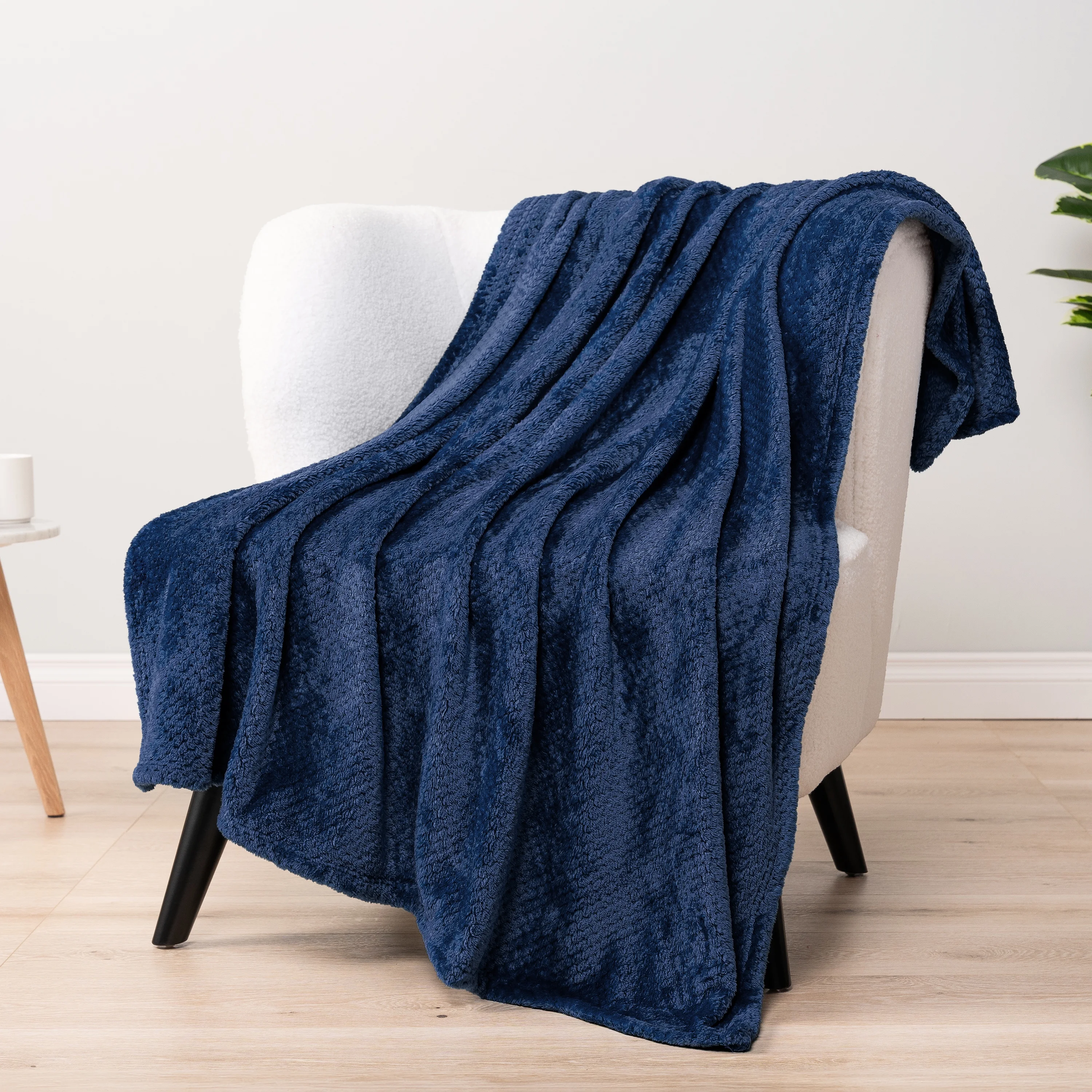 PAVILIA Premium Flannel Fleece Throw